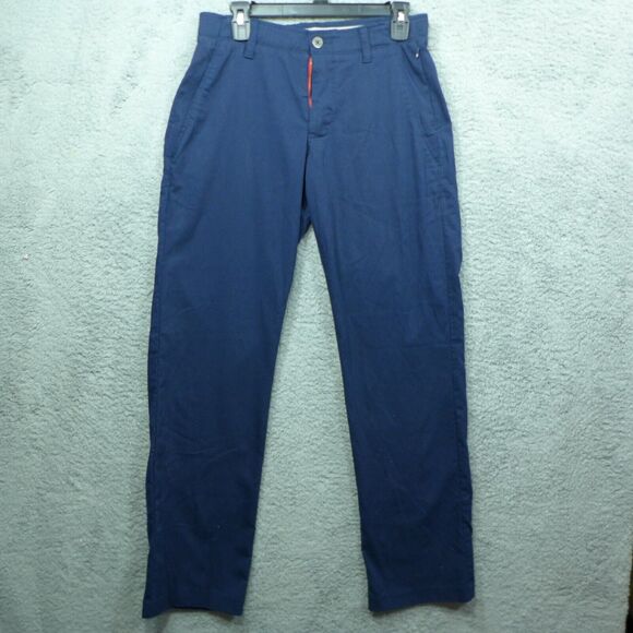 Under Armour Navy Blue Stretch Performance Chino Golf Pants Men's Size 30x32 - Picture 1 of 12